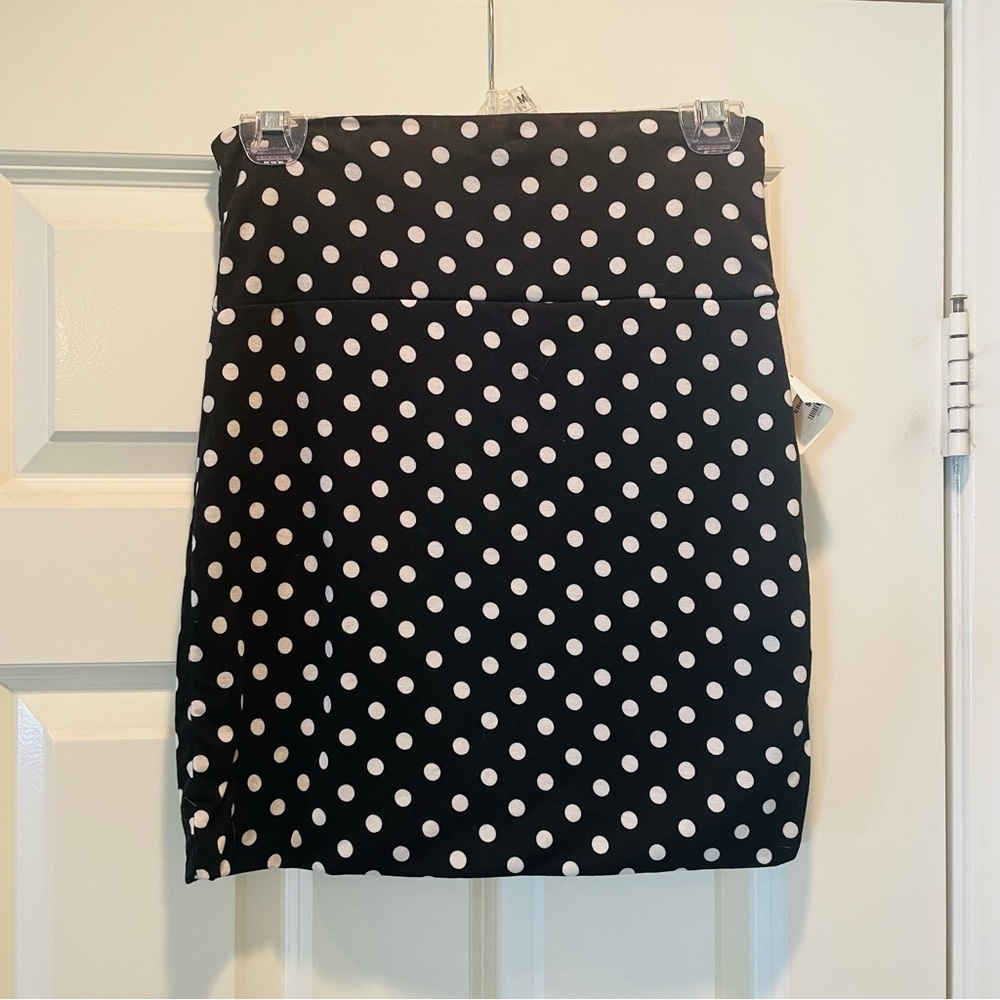 Mind Code Bodycon Polka Dot Mini Skirt